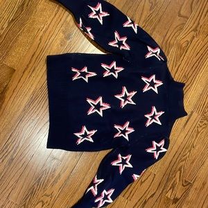 Gap navy blue star sweater